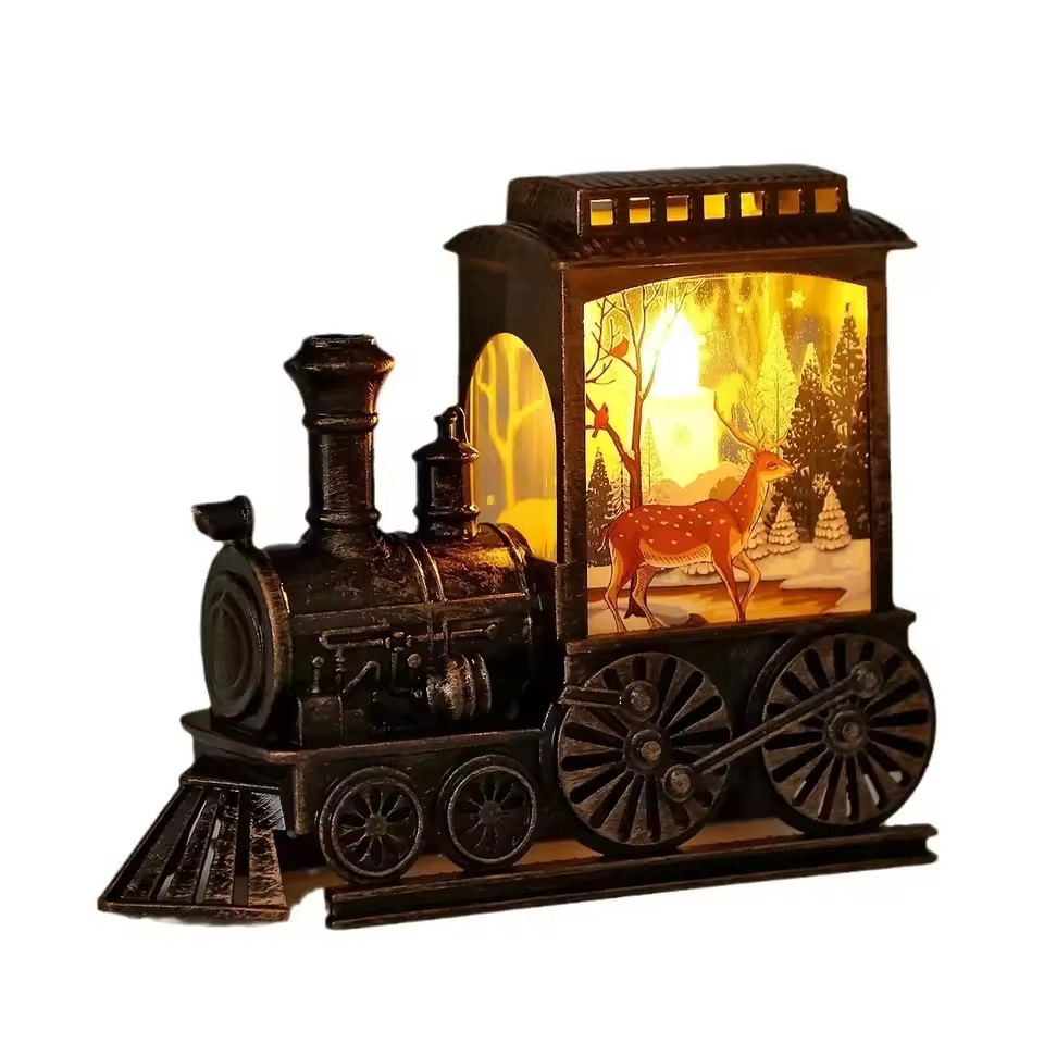 Outdoor Lighting Battery Operated - LED-Nachtlichter Vintage Tragbare Zug-Nachtlampe Batteriebetriebene Außen-Hängelaternen