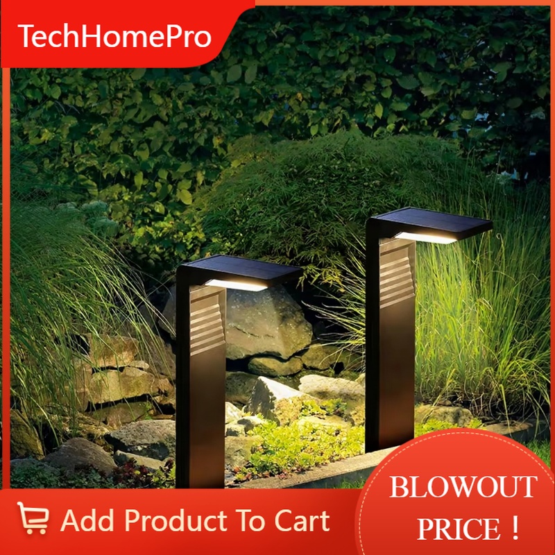 Wired Pathway Light - TechHPSolarbetriebene, wasserdichte LED-Gartenleuchten, Rasenlampe für den