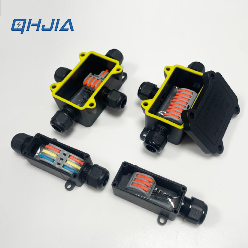 Outdoor Lighting Cable - IP68 Wasserdichte Anschlussdose PA66 Schnellverdrahtungs-Klemmenblock Outdoor-Elektrokabelverbinder