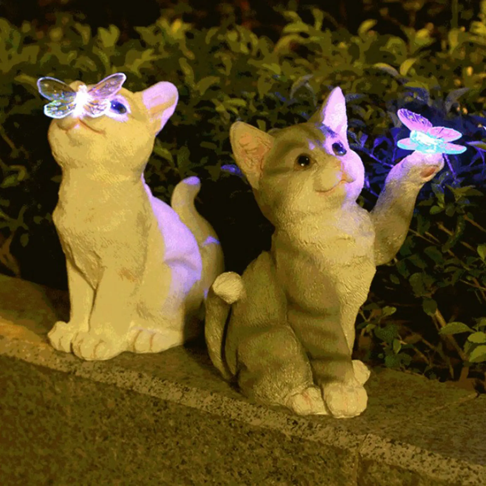 Outdoor Lighting Under Pergola - Outdoor Katze Skulptur Figur Anhänger Garten