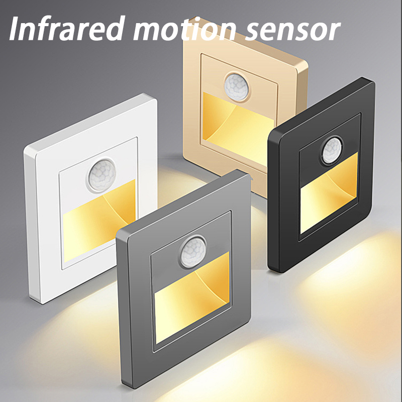 Outdoor Lighting Recessed - Infrarot-Bewegungsmelder, Treppenlichter für drinnen und draußen,