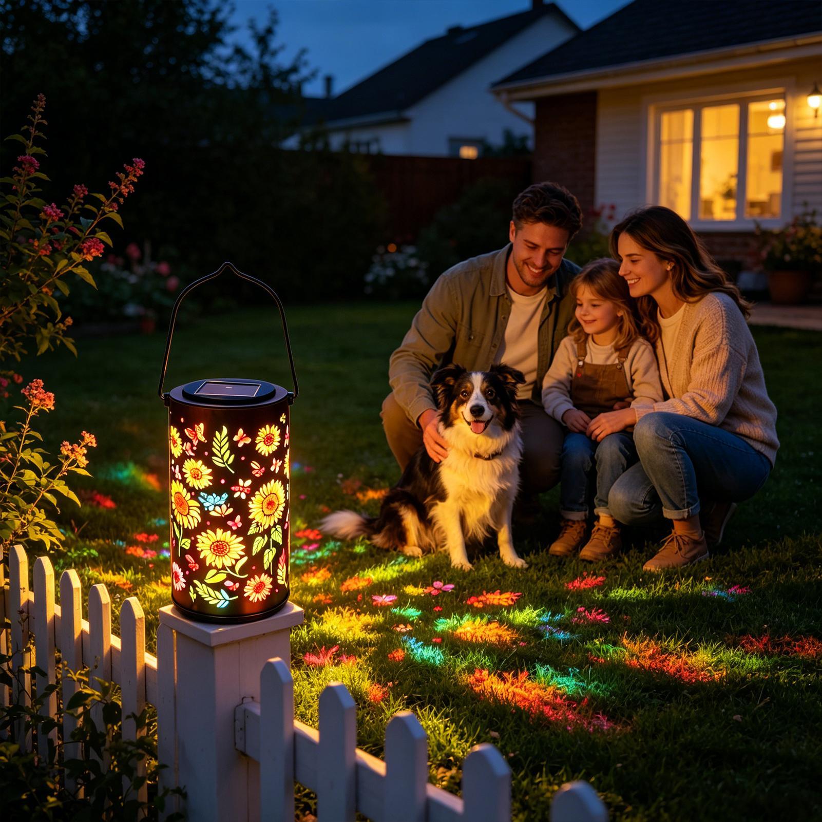Sonnenblumen-Solarlaterne, wet – Outdoor Lighting For Patio Bewertung und Preis