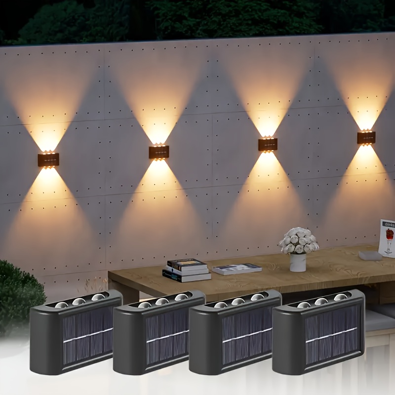 LED Solarleuchte für Außen, Wa – Outdoor Lighting Under Pergola Bewertung und Preis