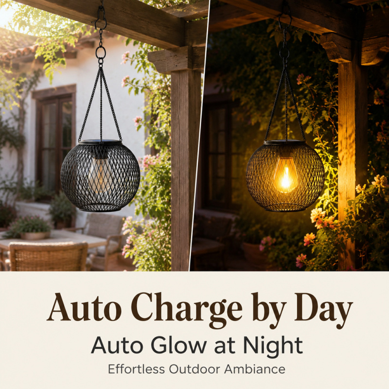 Solarbetriebene LED-Hänge-Bode – Outdoor Lighting Under Pergola Bewertung und Preis