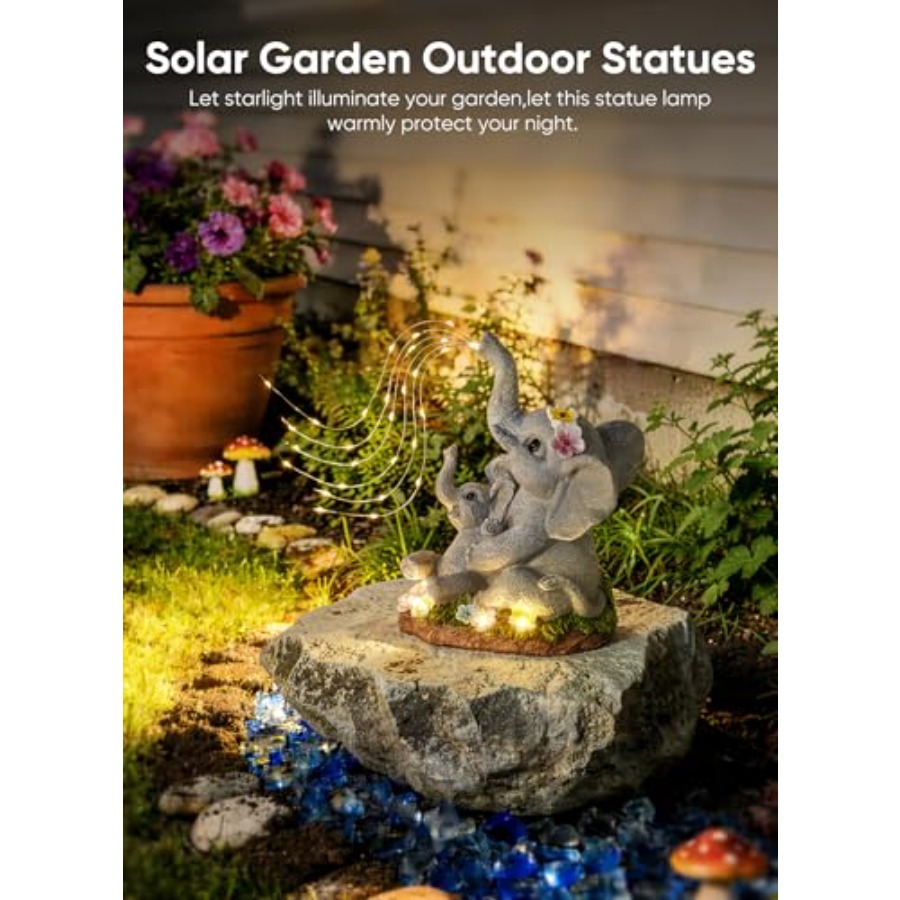 Solar-Elefanten-Gartendekorati – Outdoor Lighting For Patio Bewertung und Preis