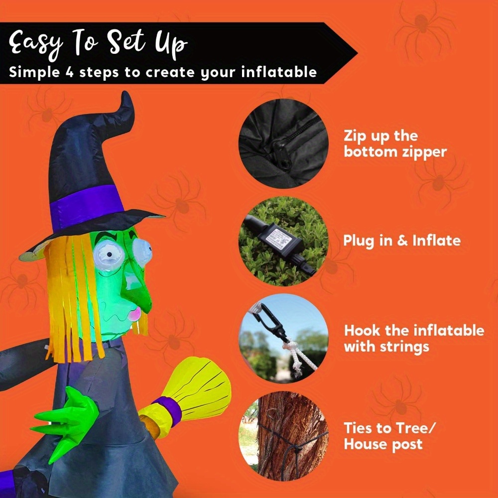 1,20 m große Halloween-Hexe mi – Outdoor Lighting Effects Bewertung und Preis