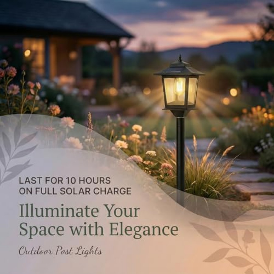 Solar-Pfostenleuchten für den  – Outdoor Lighting For Patio Bewertung und Preis