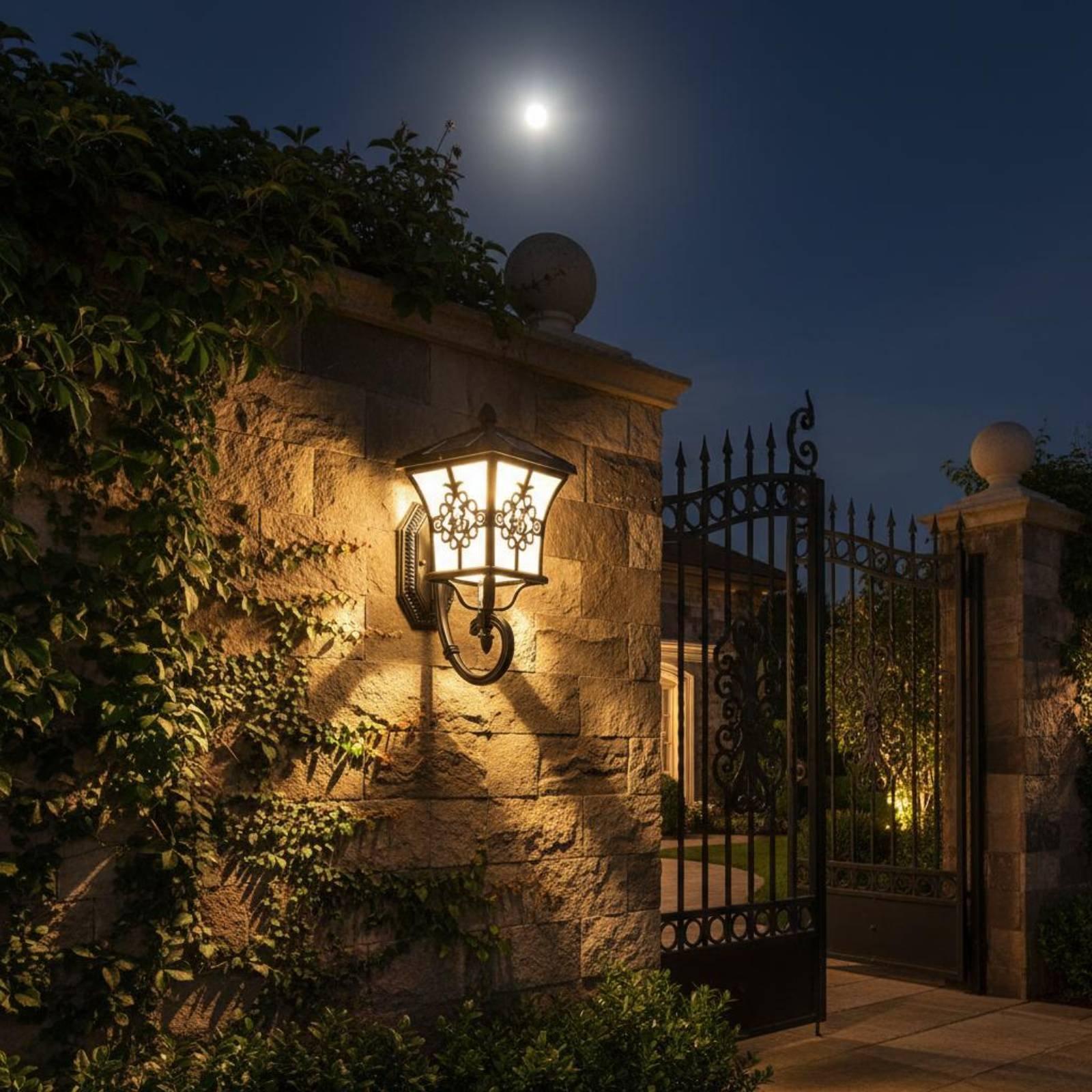 Solar-LED-Außenwandleuchte Ele – Outdoor Lighting For Patio Bewertung und Preis