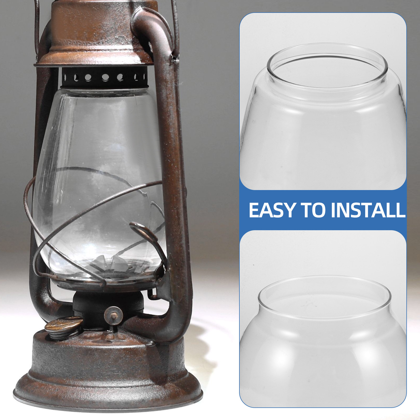 Retro Vintage Runde Glaslatern – Outdoor Lighting Glass Replacement Bewertung und Preis