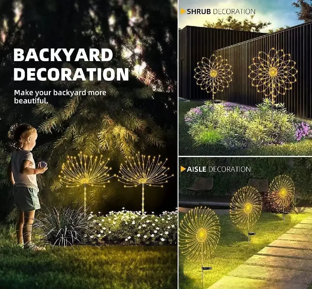 200LED Solar Feuerwerk Lampe O – Wired Pathway Light Bewertung und Preis