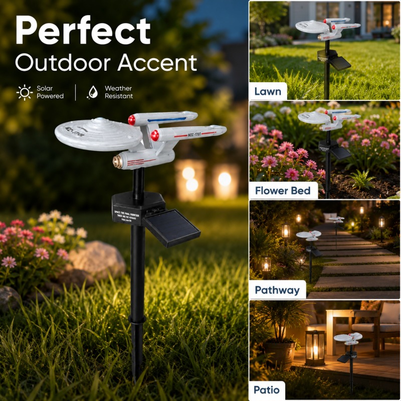 Star Trek USS Enterprise Solar – Outdoor Lighting Under Pergola Bewertung und Preis