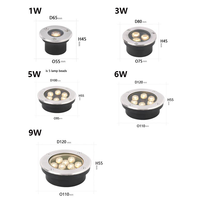 Dünne IP67 Wasserdichte LED-Le – Outdoor Lighting Recessed Bewertung und Preis