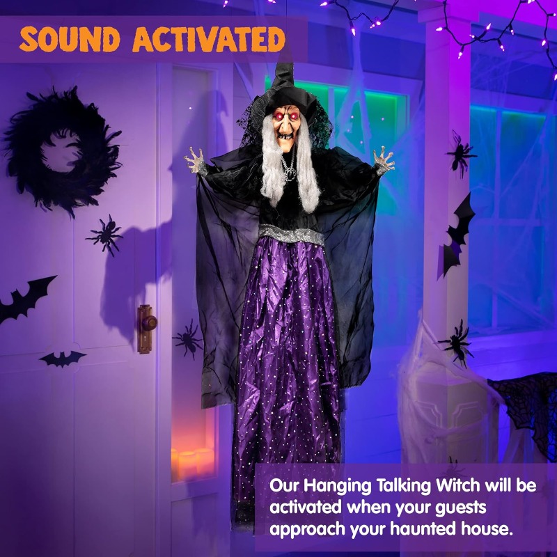 47'' Animierte Hexen-Halloween – Outdoor Lighting Effects Bewertung und Preis