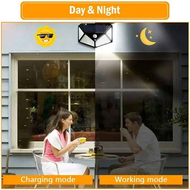 100 LED Solar-Gartenleuchte fü – Outdoor Lighting For Patio Bewertung und Preis