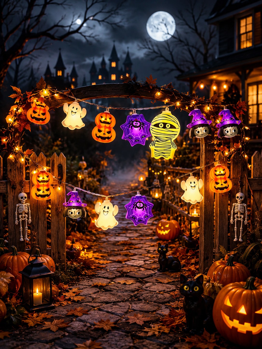 1 Stück Halloween-Dekorationsl – Outdoor Lighting Battery Operated Bewertung und Preis