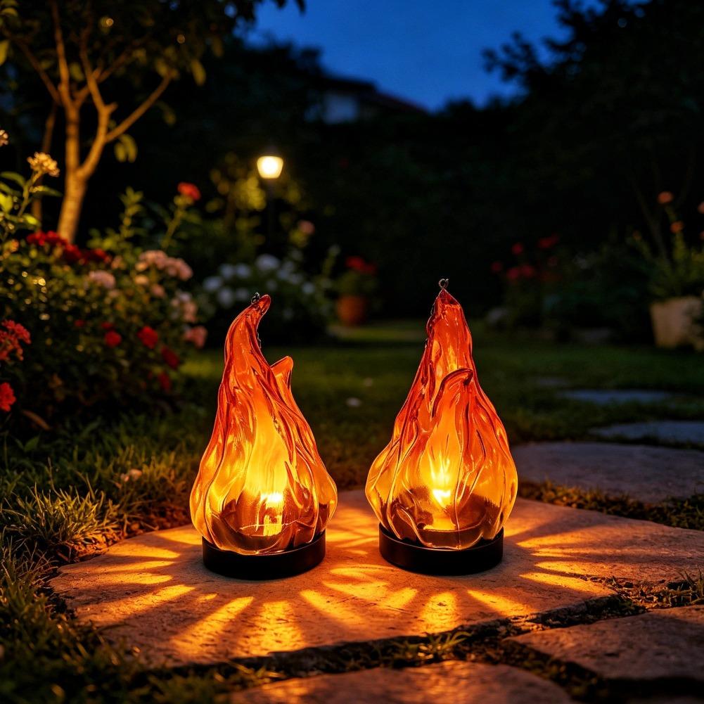 Solar-Flammen-Hängelaterne, IP – Outdoor Lighting For Patio Bewertung und Preis