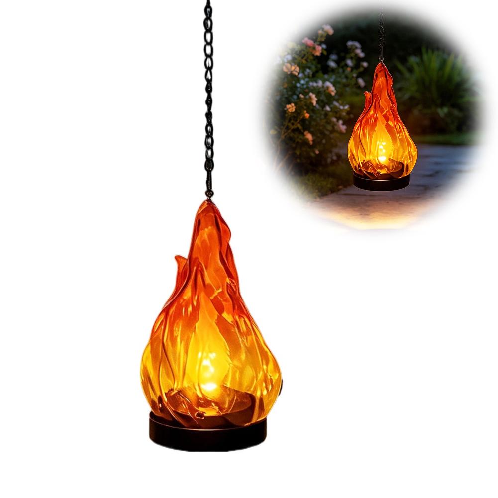 Solar-Flammen-Hängelaterne, IP – Outdoor Lighting For Patio Bewertung und Preis