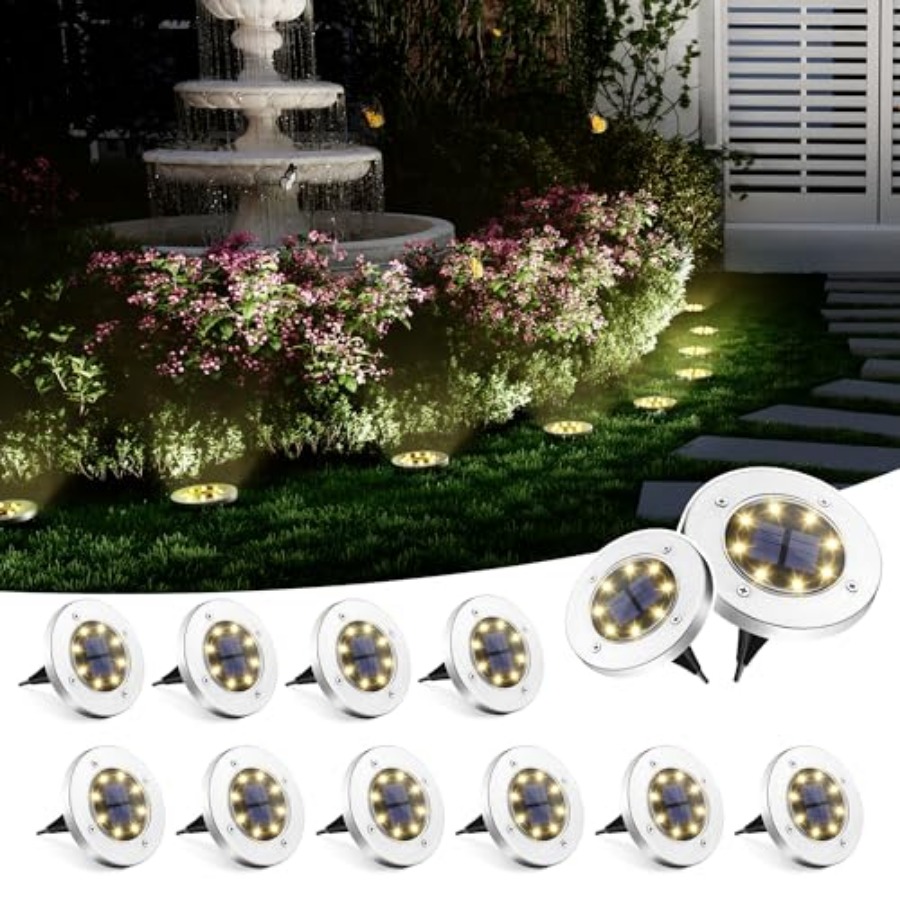 Solar-Bodenleuchten, Solar-Auß – Outdoor Lighting For Patio Bewertung und Preis