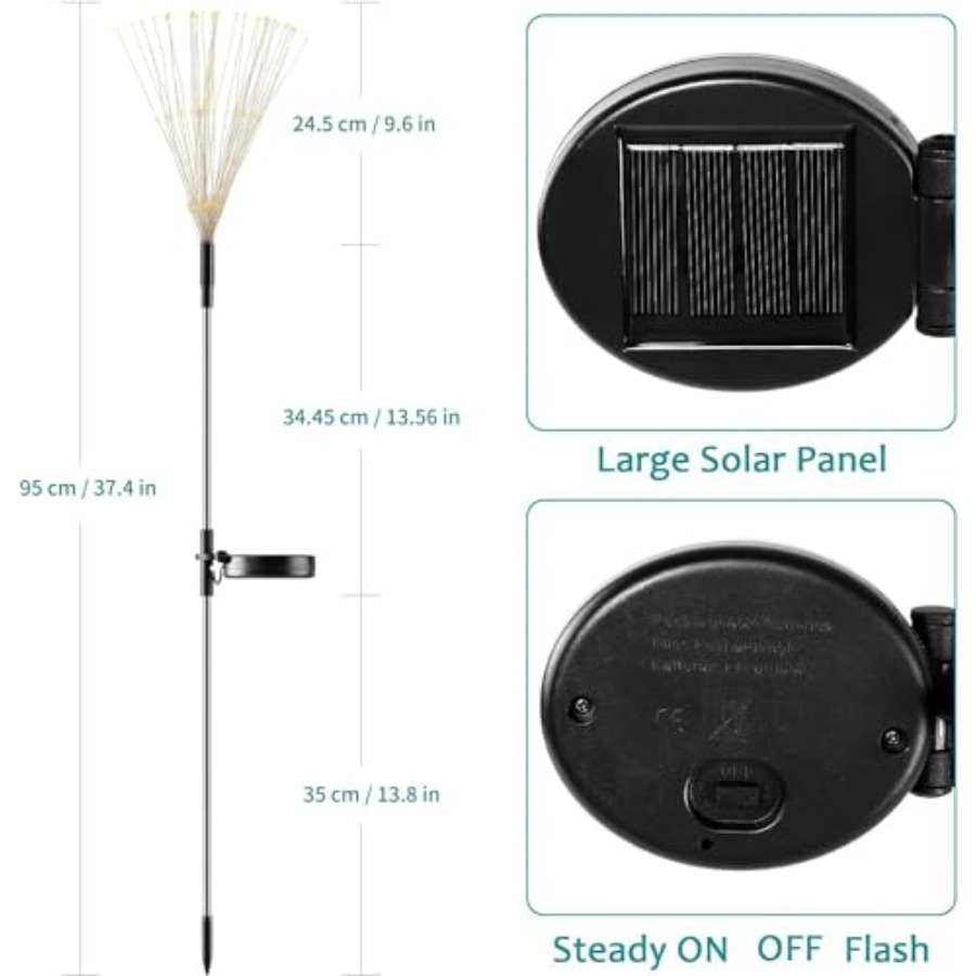 Solar-Feuerwerkslichter, Beleu – Outdoor Lighting For Patio Bewertung und Preis